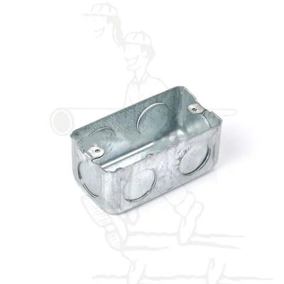 Antirust Rechthoekige ElektroBeklede Kabeldoos 1.0mm1.6mm van het Kabeldoosmetaal